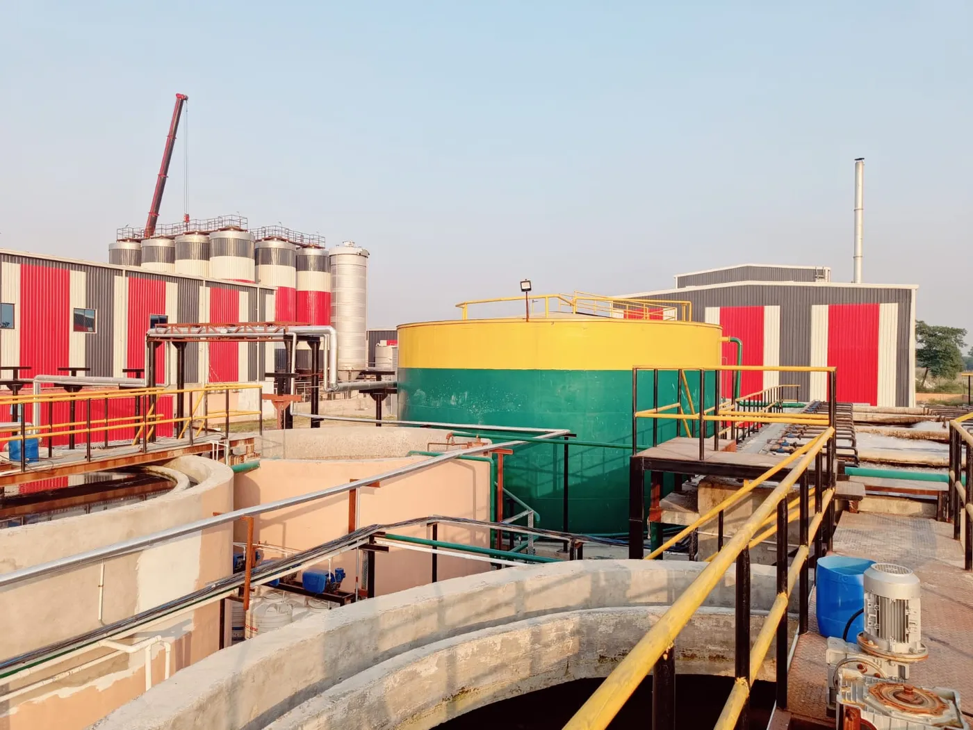 Current construction site progress view 4